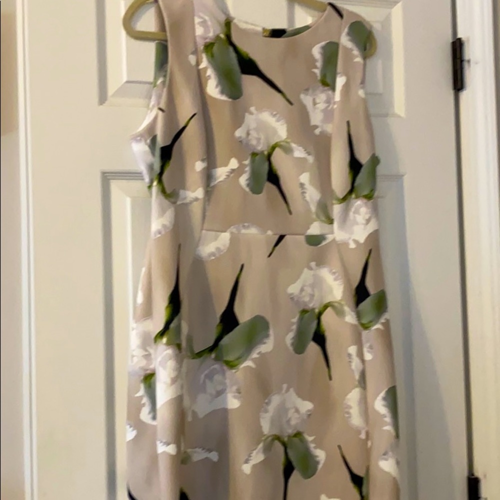 Iris print dress